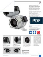 JETLINE Series: Centrifugal In-Line Fans