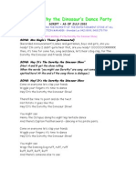 Doroth Dance Party Script