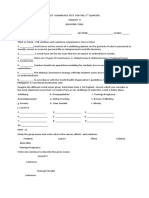 English 9 Summative Test 2020 2021