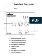 MIKRO NX201A - Earth Fault Relay User - Manual-1