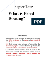 Flood Routing Hydrology