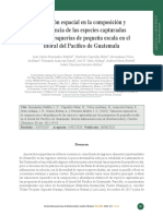 Hernández-Padilla Et Al. (2020) Variación Espacial en La Composición y Abundancia de Las Especies de La Pesca Artesanal Pacífico GT