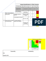 HIRA For Concrete Pouring of Diaphragm Wall