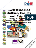 Understanding Culture, Society and Politics