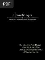 Down The Ages: Western Art: Significant Periods of Development