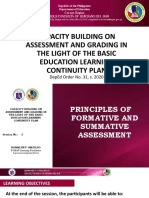 Session 3 - Principles of Formative and Summative Assessment