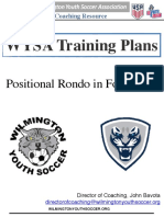 WYSA Training Plans: Positional Rondo in Formation