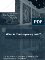 Week 1 Contemporary Philippine Arts From The Regions