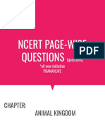 Ncert Page Wise Q Animal Kingdom