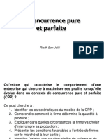 Le Modèle de La Concurrence Pure Et Parfaite