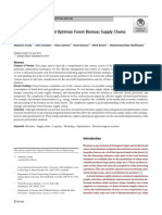 Methods To Manage and Optimize Forest Biomass Supply Chains - A Review