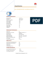 Antenna Product Specifications: Electric Performance