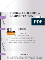 Teoria Clasica de La Administracion