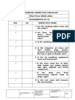 Housekeeping Inspection Checklist