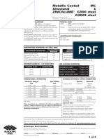 Metallic Coated MC Structural S Zincalume G300 Steel G300S Steel