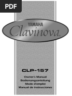 Clavinova Manual clp157