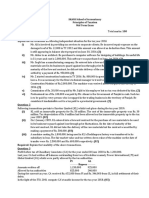 Question-1 I) : SKANS School of Accountancy Principles of Taxation Mid Term Exam