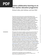 CullenR 2013 Online Collaborative Learning On An ESL Teacher Education Programme