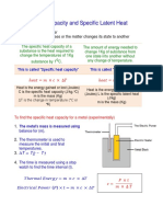 04 Specific Heat Capacity and Specific Latent Heat