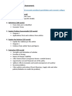 Macroeconomics Internal Assessment