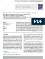 Article in Press: Powder Coating of Veneered Particle Board Surfaces by Hot Pressing