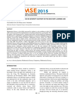 (Kusumadhani, 2015) - MATHEMATICS LITERACY BASED ON ADVERSITY QUOTIENT ON THE DISCOVERY LEARNING AND GUILFORD APPROACH