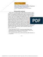 I. Observation A. A Circumscribed Psychiatric Syndrome: Anaclitic Depression-An Inquiry Into The Genesis of Psychiatric