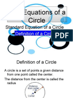 10.6 Equation of The Circle