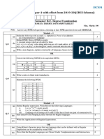 Model Question Paper-1 With Effect From 2019-20 (CBCS Scheme)