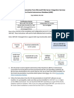 (SSIS) To Oracle Autonomous Database (ADB) : Certification Matrix 12.2 or Higher