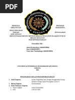 Proposal PKM-K (INOFASI PENGOLAHAN JAMU DENGAN MENGGUNAKAN DRIYING METHOD)