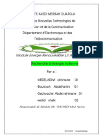 Module Energie Renouvelable.L3 Automatique