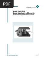 Load Cells and Load Application Elements: Project Planning / Installation / Service