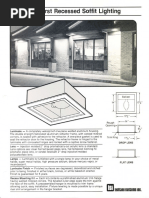 LSI Pinehurst Recessed Soffit Series Spec Sheet 11-84