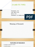 Research and Its Types