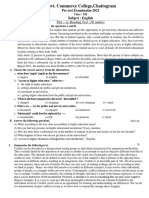 Pre Test Examinaion 2021 English - Pdf-600fb0874a769