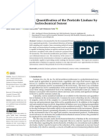 Sensors: Rapid and Sensitive Quantification of The Pesticide Lindane by Polymer Modified Electrochemical Sensor