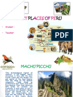 Tourist Places of Peru