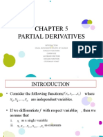 Chapter 5 - Partial Derivatives