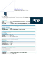 Product:: Unmanaged 2-Port Switch For Media Conversion