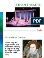 Theatre - Fundamentals I - Unit 6 - Elizabethan Theatre and The Globe PowerPoint