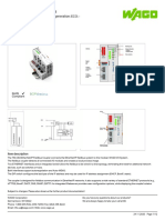 Data Sheet - Item Number: 750-363 Fieldbus Coupler Ethernet/Ip 4Th Generation Eco