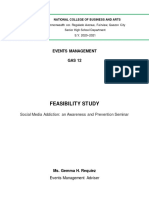 Feasibility Study: Events Management GAS 12