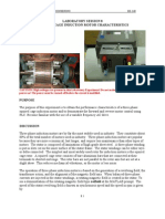 Laboratory Session 8 Squirrel Cage Induction Motor Characteristics