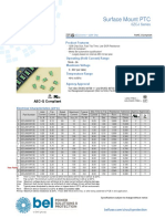 Surface Mount PTC: Product Features