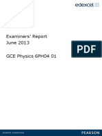 Examiners' Report June 2013