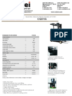 CQD15L: - Electric Reach Truck Stand-Up Type