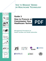 Guide 3 - How To Procure and Commission Your Healthcare Technology - DFID