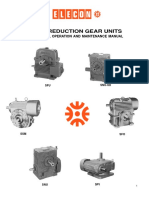 Worm Reduction Gear Units: Installation, Operation and Maintenance Manual