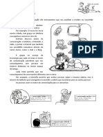 Os Meios de Comunicação - Ficha de Estudo